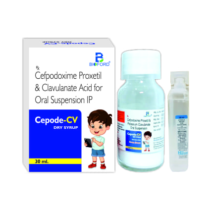 CEPODE-CV DRY SYRUP(WITH WATER)(GLASS)